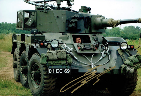 Guy Martin - Tank 1 - 12 x 8 Autographed Picture