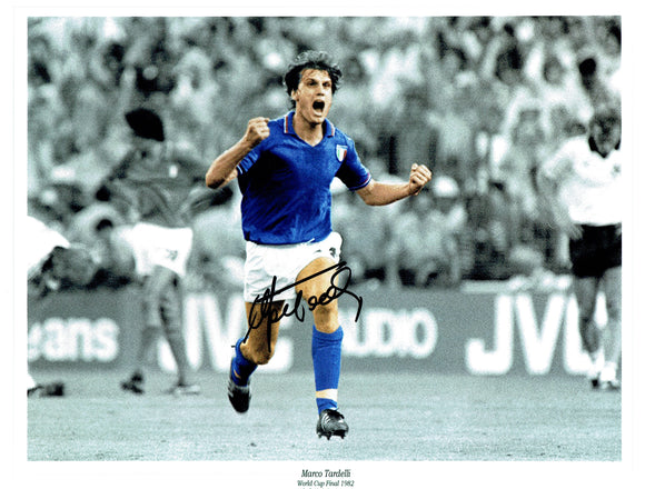 Tradelli - Italy - World Cup Winner - 16 x 12 Autographed Picture