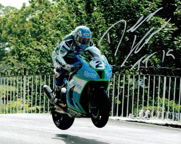 Dean Harrison - Ballaugh Bridge - TT 2019 - 10 x 8 Autographed Picture