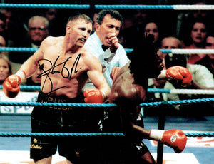 Steve "The Celtic Warrior" Collins - 12 x 8 Autographed Picture