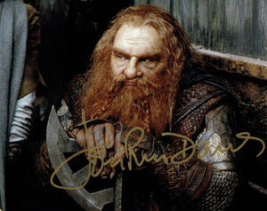 John Rhys-Davies - Lord of the Rings - 12 x 8 Autographed Picture