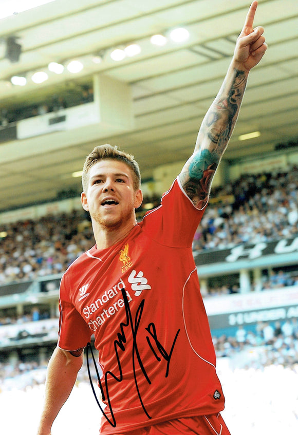 Alberto Moreno - Liverpool - 12 x 8 Autographed Picture