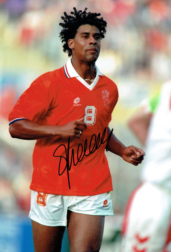 Frank Rijkaard - Holland - 16 x 12 Autographed Picture