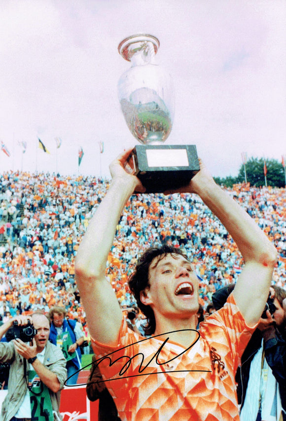 Marco Van Basten - Holland - 12 x 8 Autographed Picture