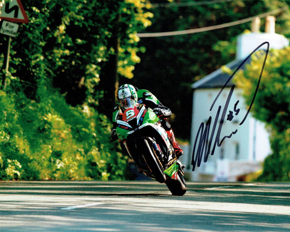 Peter Hickman - Bishops Court  - TT 2016 - 16 x 12 Autographed Picture