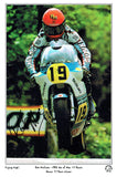Rob McElna - Ballaugh Bridge - TT 1983 - 16 x 12 Mounted Autographed Print