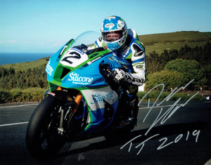 Dean Harrison - Gooseneck - TT 2019 - 10 x 8 Autographed Picture