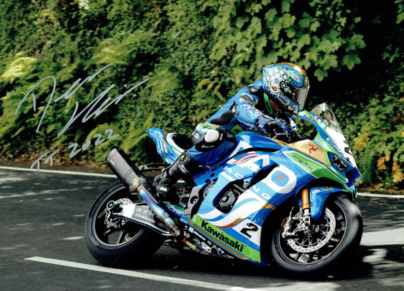 Dean Harrison - Ramsey Hairpin - TT 2022 - 10 x 8 Autographed Picture