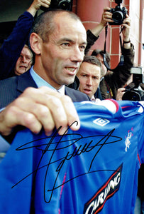 Paul Le Guen - Rangers F.C. - 12 x 8  Autographed Picture