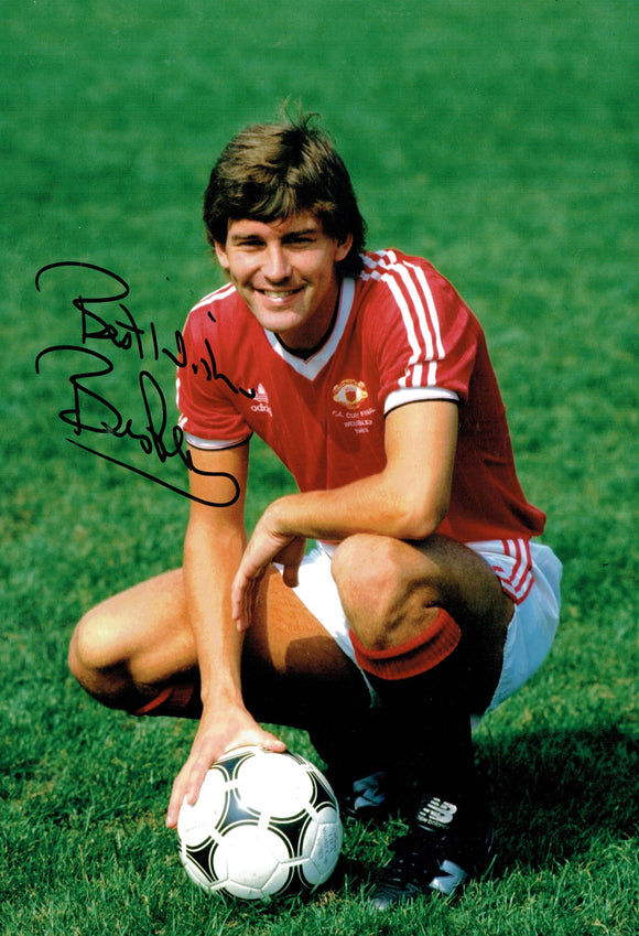 Bryan Robson - Manchester United - 12 x 8 Autographed Picture