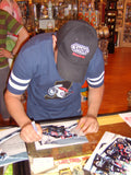 John McGuinness - Signpost Corner - TT 2006 - 10 x 8 Autographed Picture