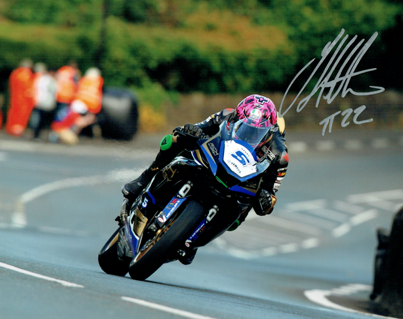 James Hillier - Union Mills - TT 2022 - 10 x 8 Autographed Picture