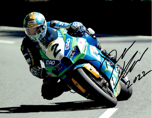 Dean Harrison - Sarahs Cottage - TT 2022 - 10 x 8 Autographed Picture