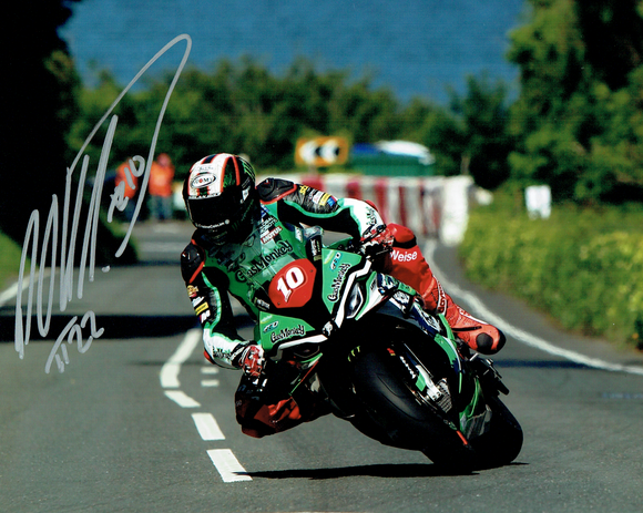 Peter Hickman - Waterworks  - TT 2022 - 10 x 8 Autographed Picture