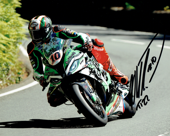 Peter Hickman - Sarahs Cottage  - TT 2022 - 10 x 8 Autographed Picture