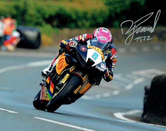 Davey Todd - Union Mills - TT 2022 - 10 x 8 Autographed Picture