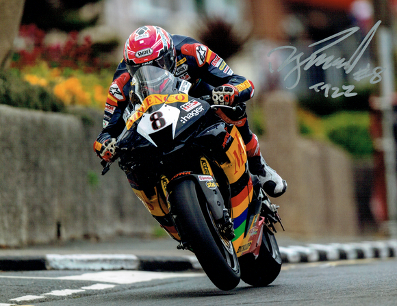 Davey Todd - Bray Hill - TT 2022 - 16 x 12 Autographed Picture