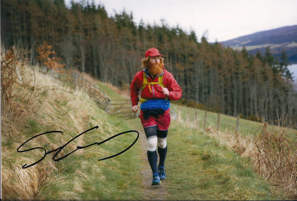 Sean Conway - Round Britain Run - 16 x 12 Autographed Picture