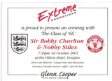 Nobby Stiles MBE & Sir Bobby Charlton - Manchester United - 16 x 12 Autographed Picture