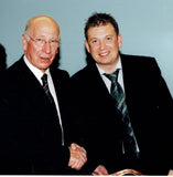 Sir Bobby Charlton & Alex Stepney - Manchester United - 10 x 8 Autographed Picture