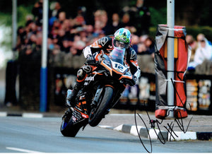 Jamie Coward - St Ninians - TT 2022 - 16 x 12 Autographed Picture