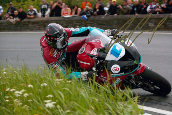 Conor Cummins - Gooseneck - TT 2010 - 12 x 8 Autographed Picture