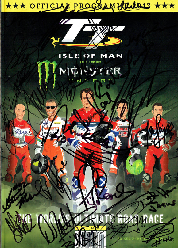 2013 Isle of Man TT Multi Signed Programme (1)