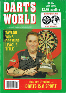 Phil "The Power" Taylor - Darts World - Autographed Magazine