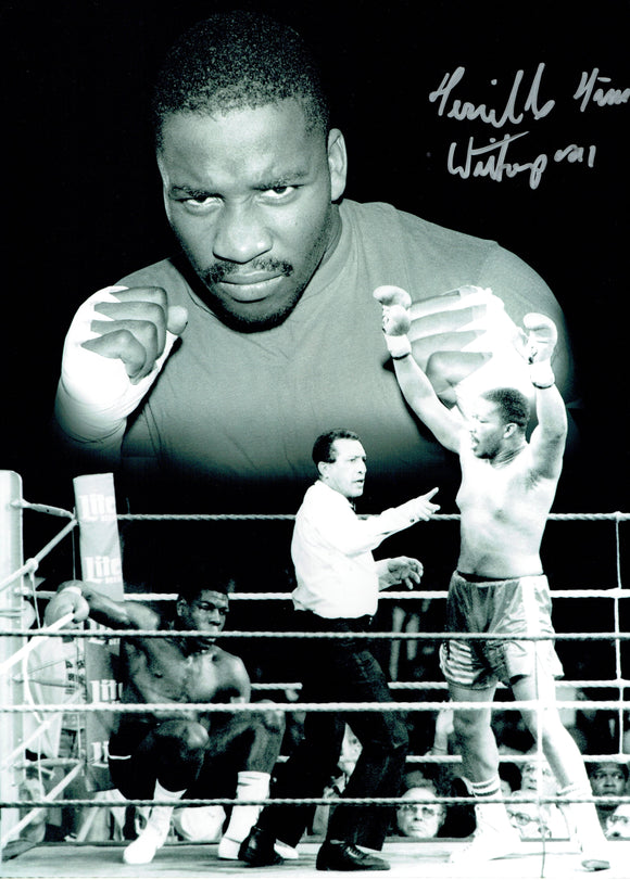 Tim Witherspoon - 16 x 12 Autographed Picture