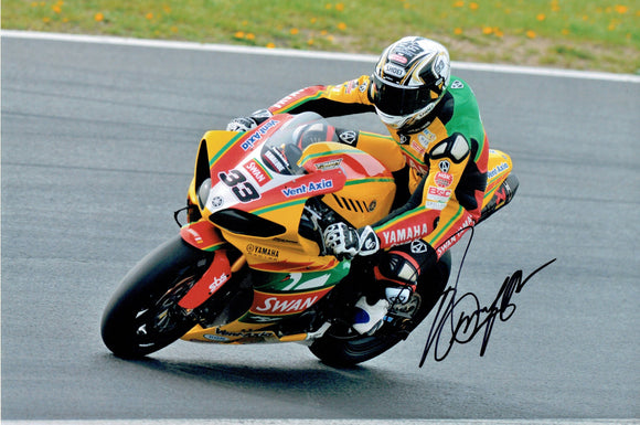 Tommy Hill - British Superbikes - 2011 - 12 x 8 Autographed Picture