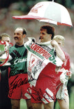 Bruce Grobbelaar & Jan Molby - Liverpool - 1992 F.A. Cup Winner - 12 x 8 Autographed Picture