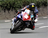 Bruce Anstey - Braddan Bridge - TT 2004 - 10 x 8 Autographed Picture