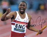 Darren Campbell M.B.E. - Olympic Champion - 10 x 8 Autographed Picture
