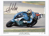 Chris Walker - World Superbikes - Foggy Petronas FP1 - 16 x 12 Autographed Print