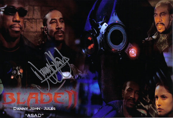 Danny John Jules - Blade - 12 x 8 Autographed Picture