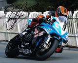 Ryan Farquhar - Braddan Bridge - TT 2007 - 10 x 8 Autographed Picture