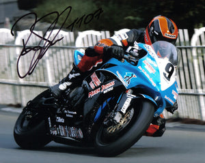 Ryan Farquhar - Braddan Bridge - TT 2007 - 16 x 12 Autographed Picture