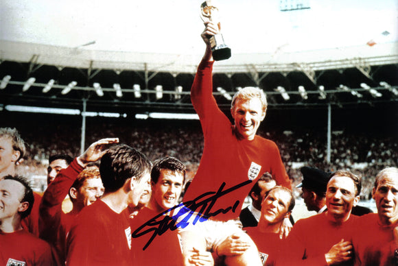 Geoff Hurst - 1966 World Cup Final - 12 x 8 Autographed Picture