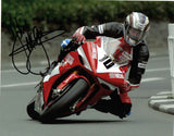 John McGuinness - Braddan Bridge - TT 2005 - 10 x 8 Autographed Picture