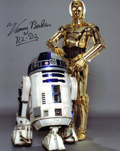 Kenny Baker - Star Wars - R2D2 - 10 x 8 Autographed Picture