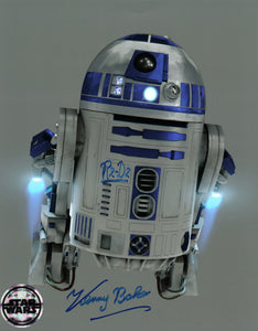 Kenny Baker - Star Wars - R2D2 - 10 x 8 Autographed Picture