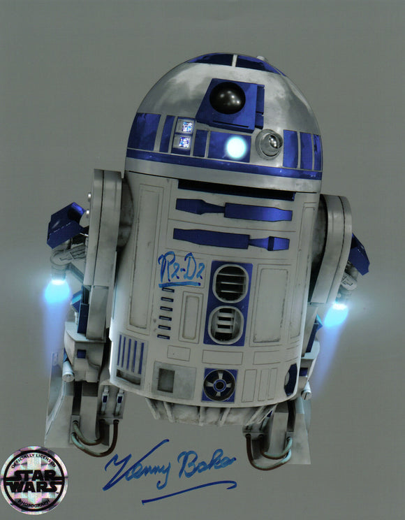 Kenny Baker - Star Wars - R2D2 - 10 x 8 Autographed Picture