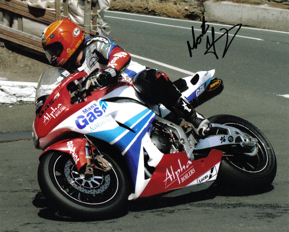 Martin Finnegan - Governors Bridge - TT 2007 - 10 x 8 Autographed Picture