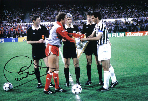 Phil Neal - Liverpool F.C. - 1985 European Cup Final - 12 x 8 Autographed Picture