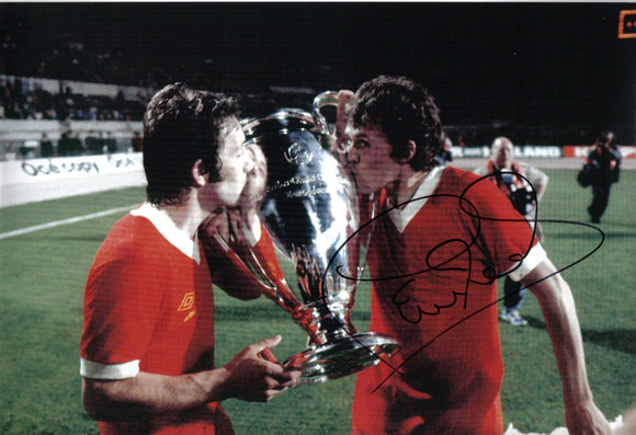 Phil Neal - Liverpool F.C. - European Champion - 12 x 8 Autographed Picture