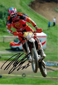 David Knight - World Enduro Champion - KTM 1 - 16 x 12 Autographed Picture