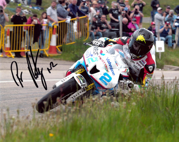 Bruce Anstey - Bungalow - TT 2016 - 10 x 8 Autographed Picture