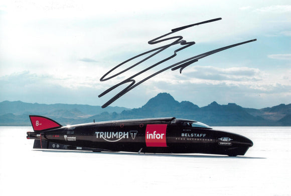 Guy Martin - Bonnieville 2 - Speed - 10 x 8 Autographed Picture